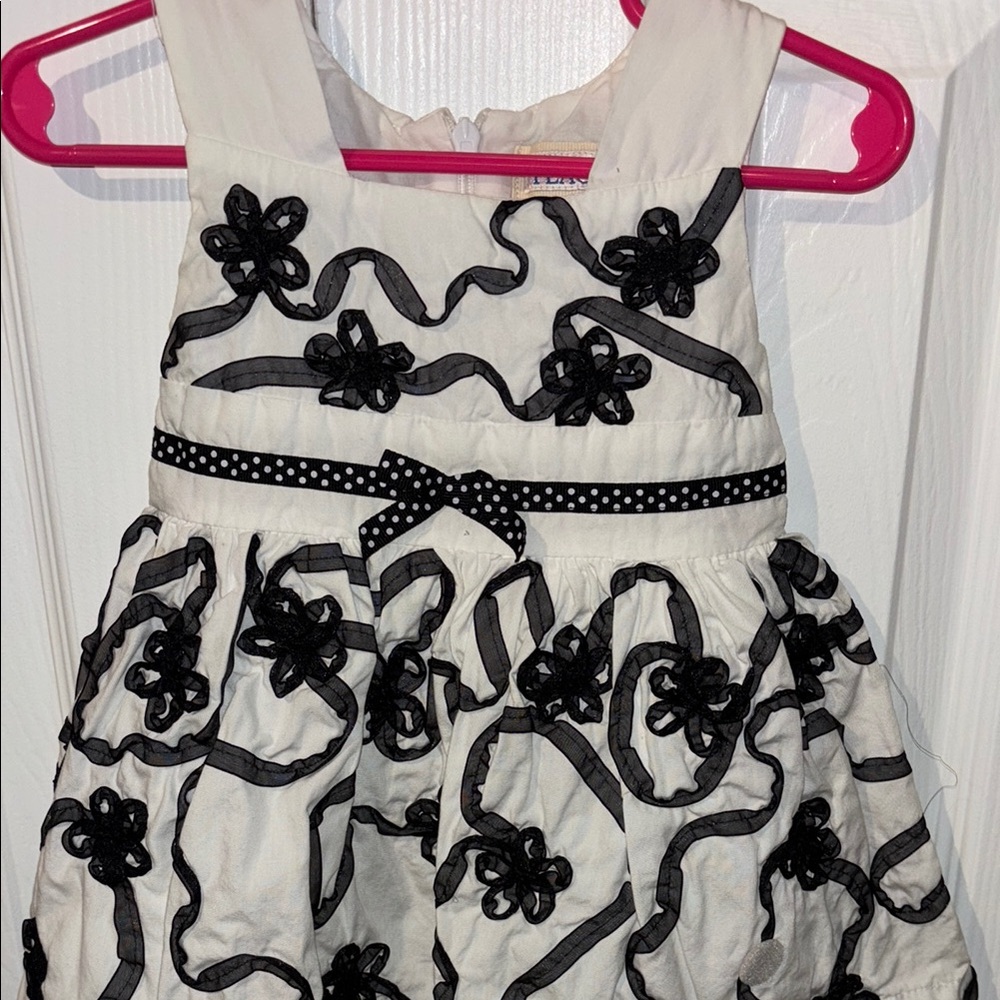 The Children's Place Black and White Formal dress size 18 months - Picture 7 of 8